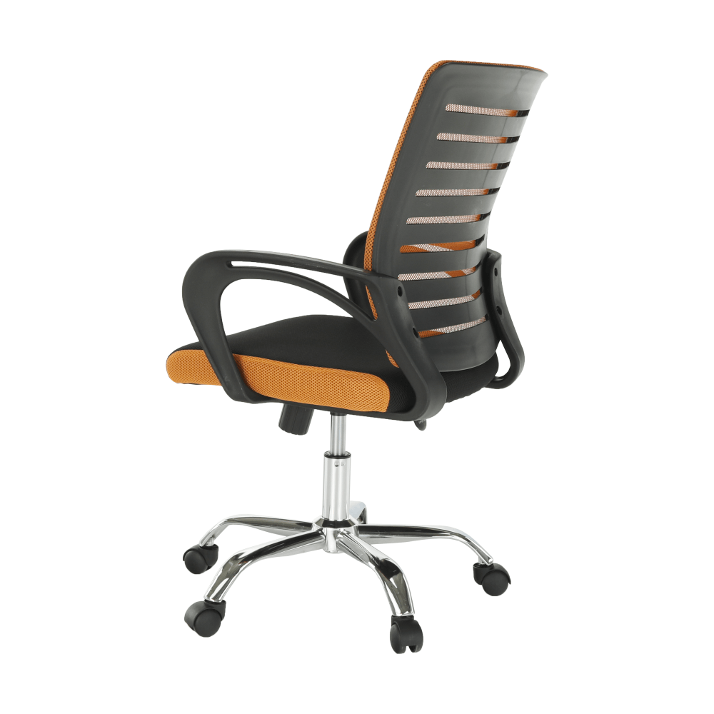 Scaun de birou, portocaliu / negru, LIZBON NEW