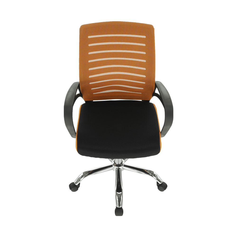 Scaun de birou, portocaliu / negru, LIZBON NEW