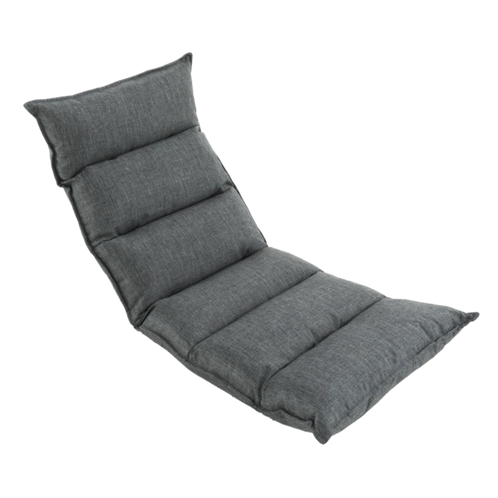 Fotoliu relaxant, material gri, LOTA NEW