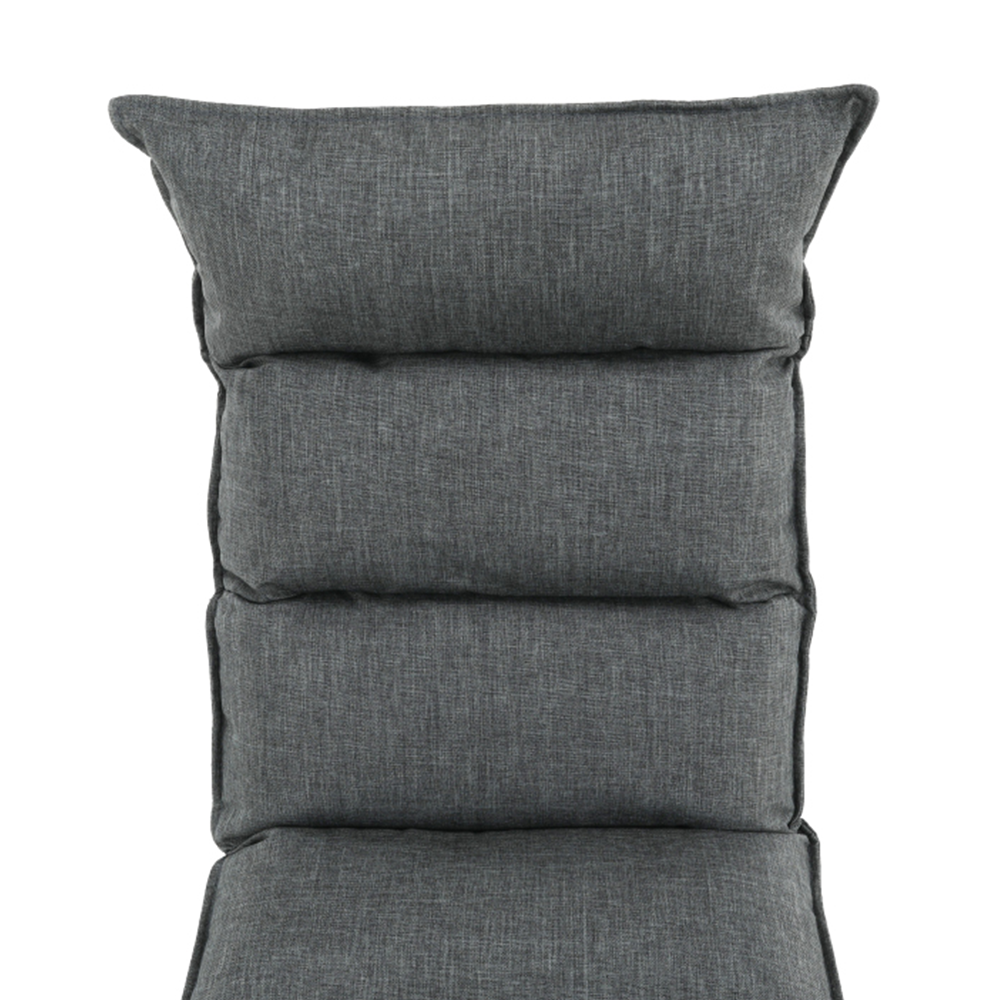 Fotoliu relaxant, material gri, LOTA NEW