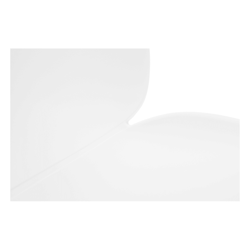 Scaun dining, alb/negru, MENTA