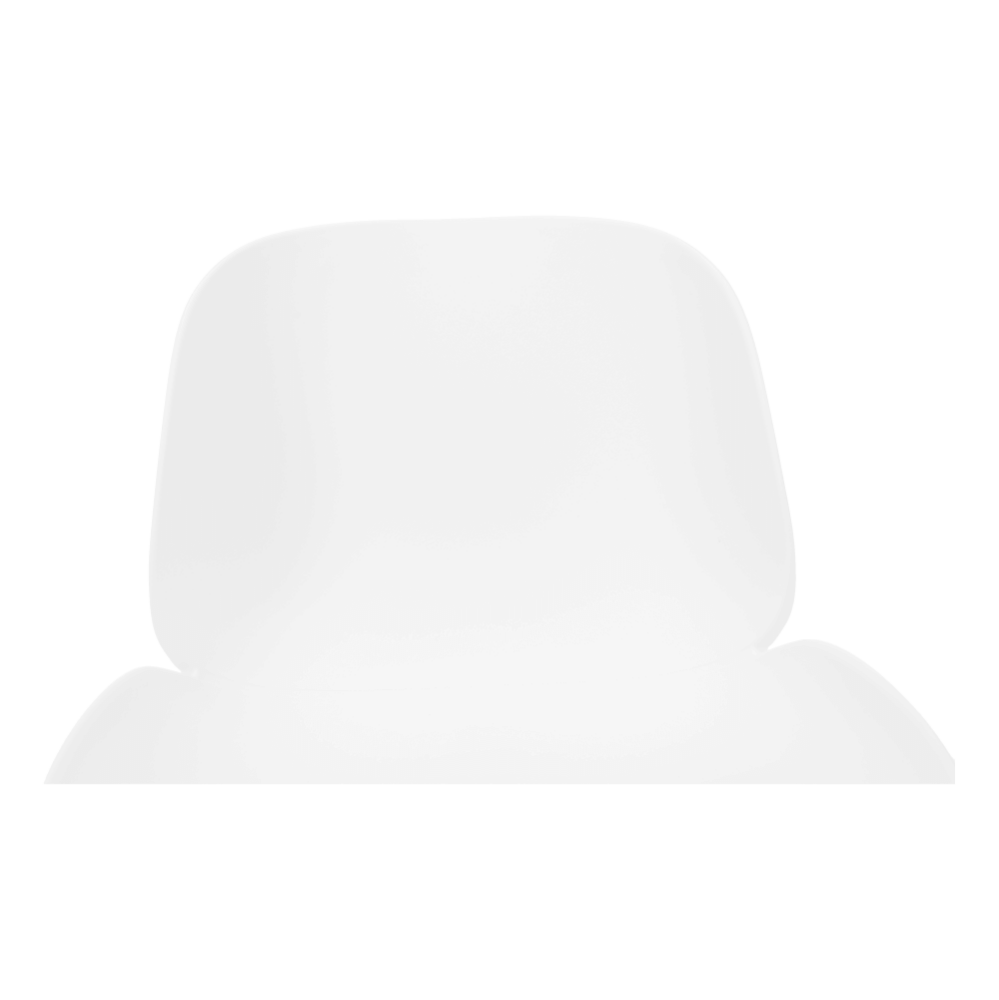 Scaun dining, alb/negru, MENTA