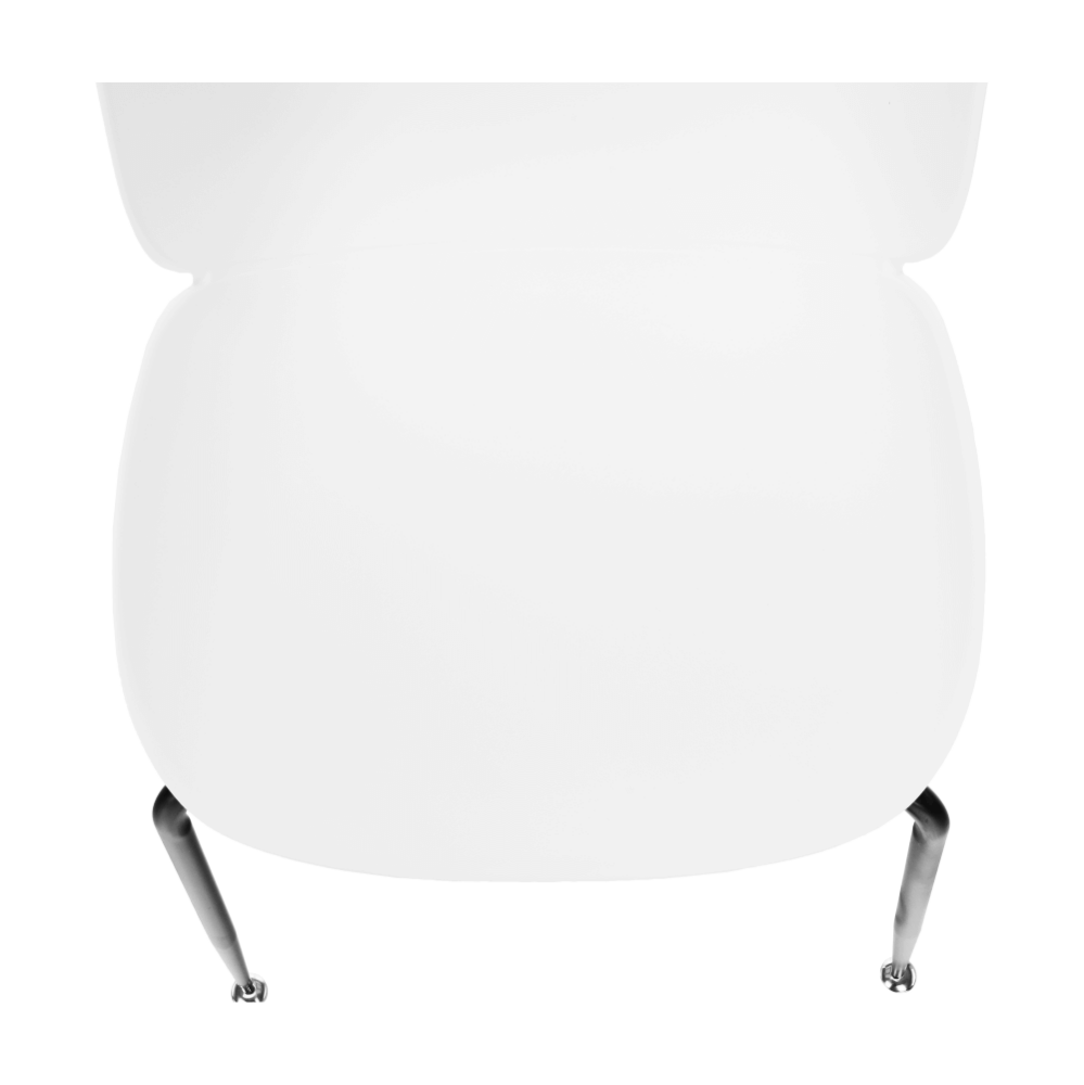 Scaun dining, alb/negru, MENTA