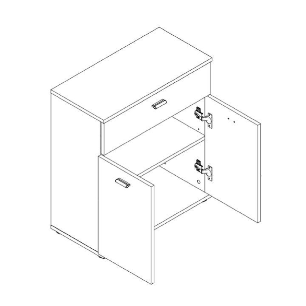 Comodă, fag, NENA TYP 2
