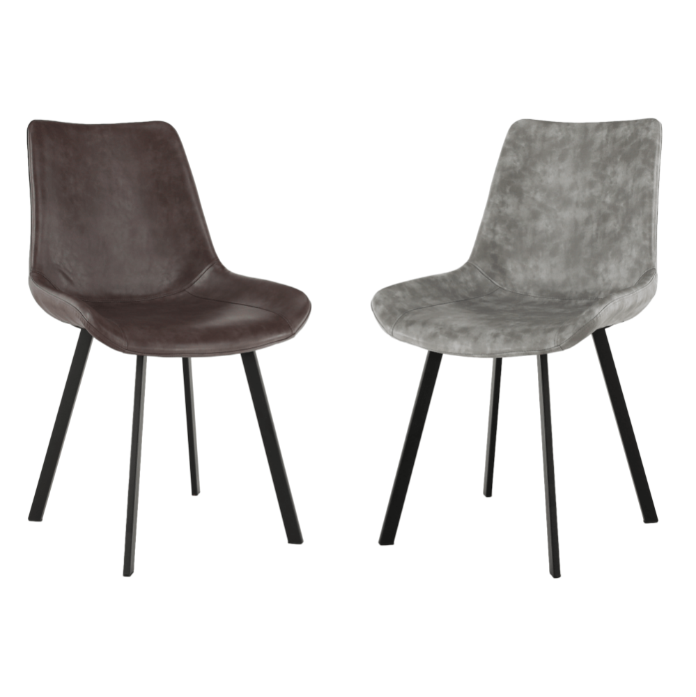 Scaun dining, gri, NIRO