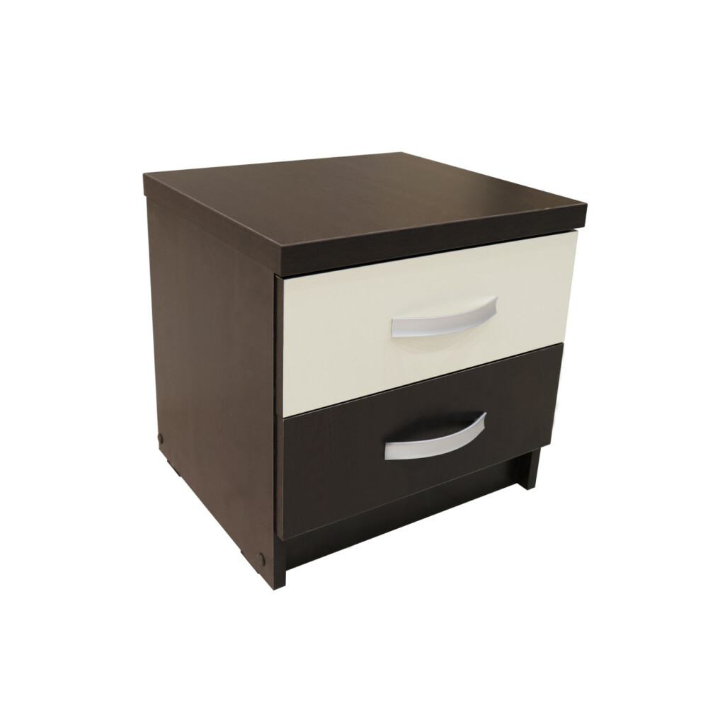 Dormitor Milano cu Pat Tapitat Wenge 160x200 cm