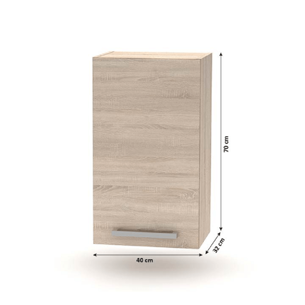 Cabinet superior, stejar sonoma, NOVA PLUS NOPL-005-OH