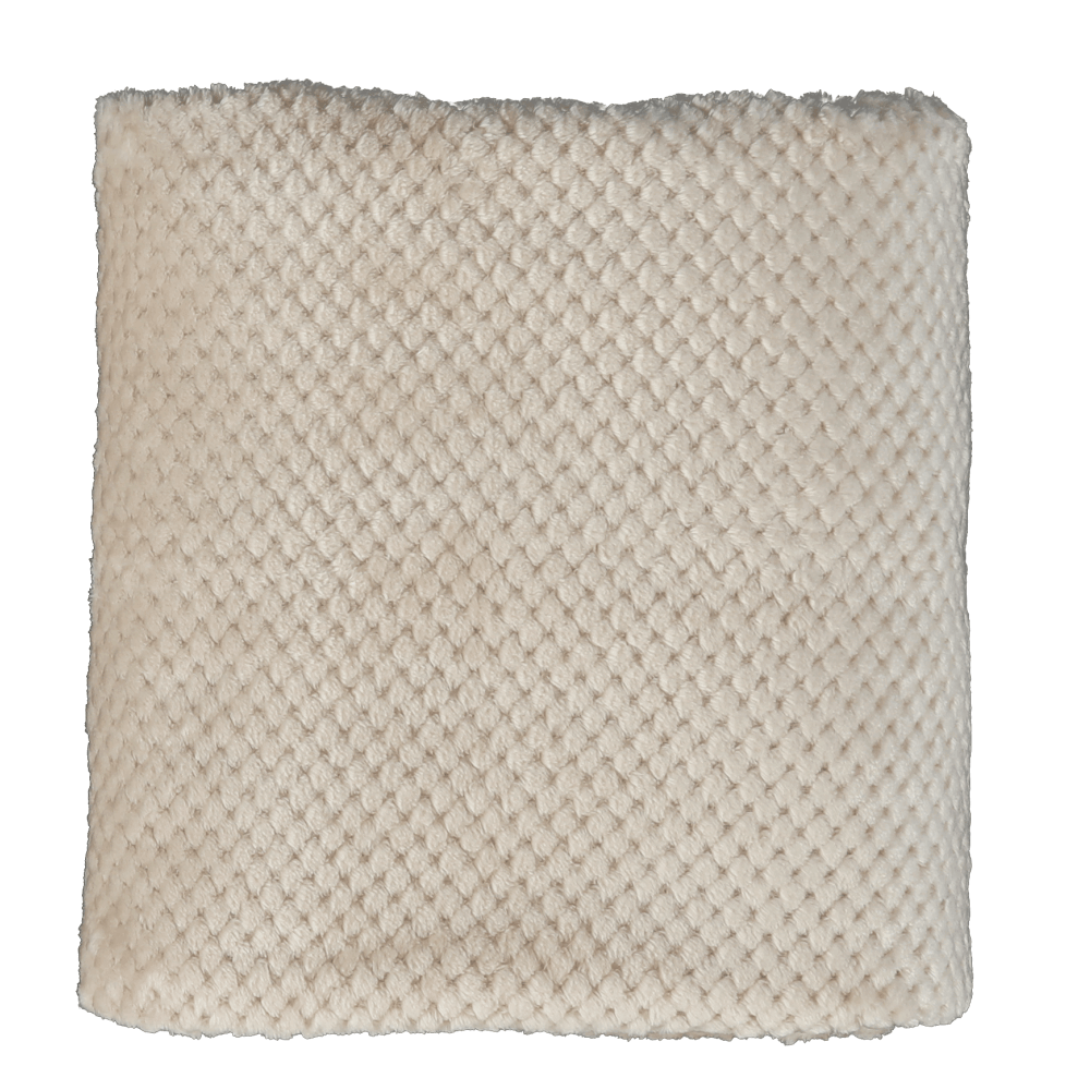Pătură cu două feţe, bej-gri, 150x200, DEFANA TYP 2