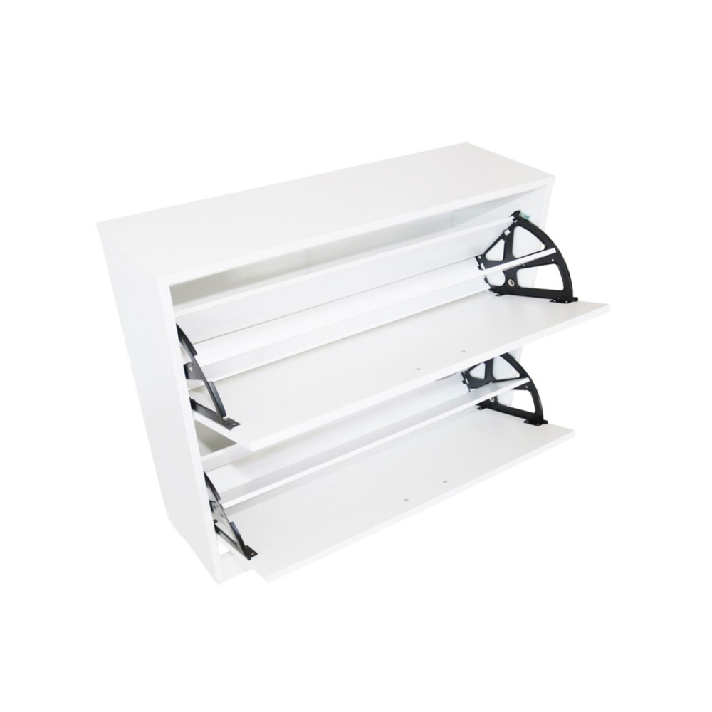 Pantofar 2 usi mare alb