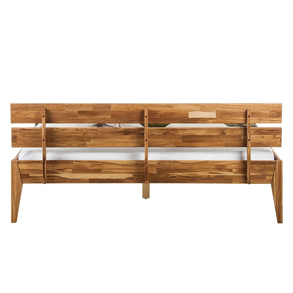 Pat din lemn masiv JillWOOD 185 cm