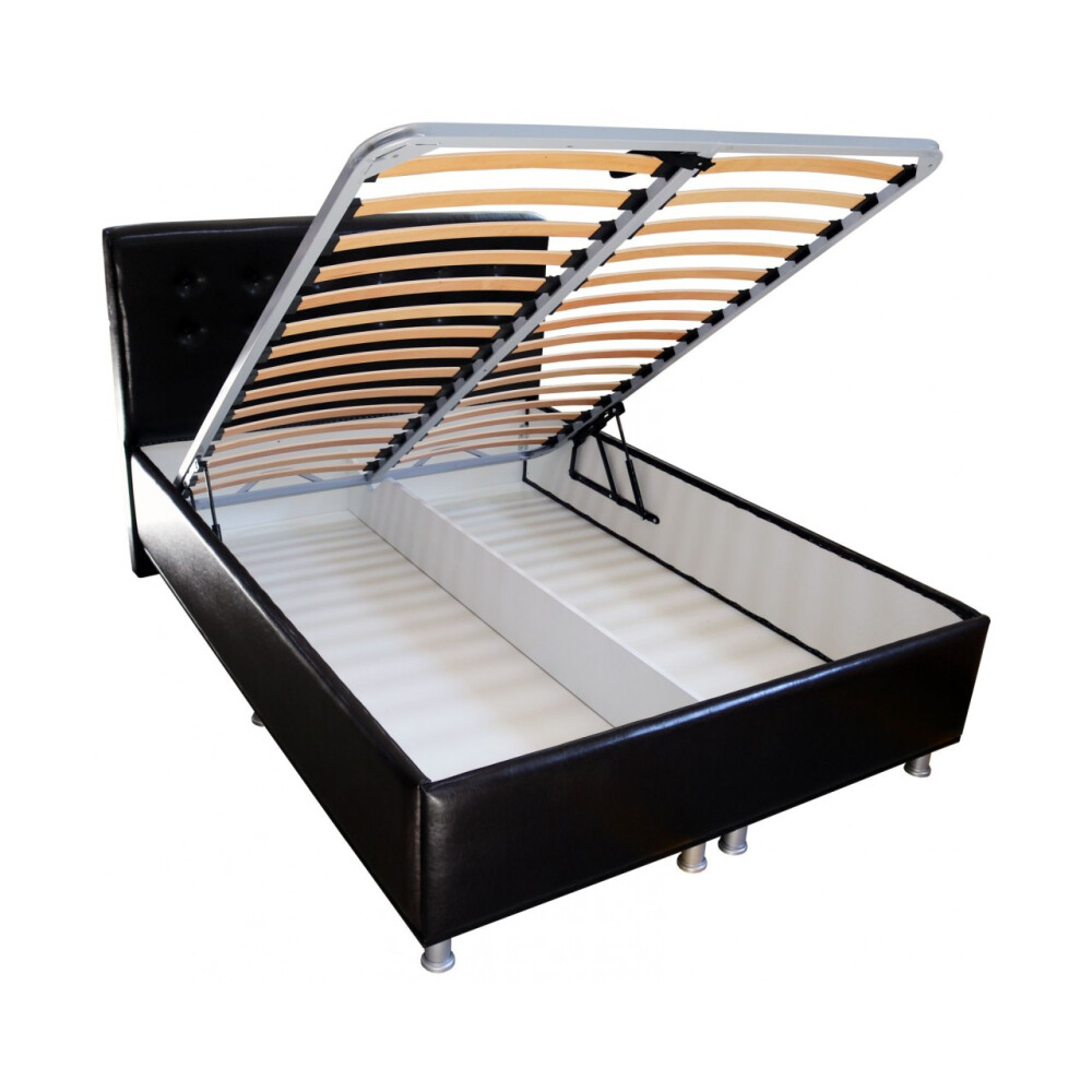 Dormitor Milano cu Pat Tapitat Wenge 140x200 cm