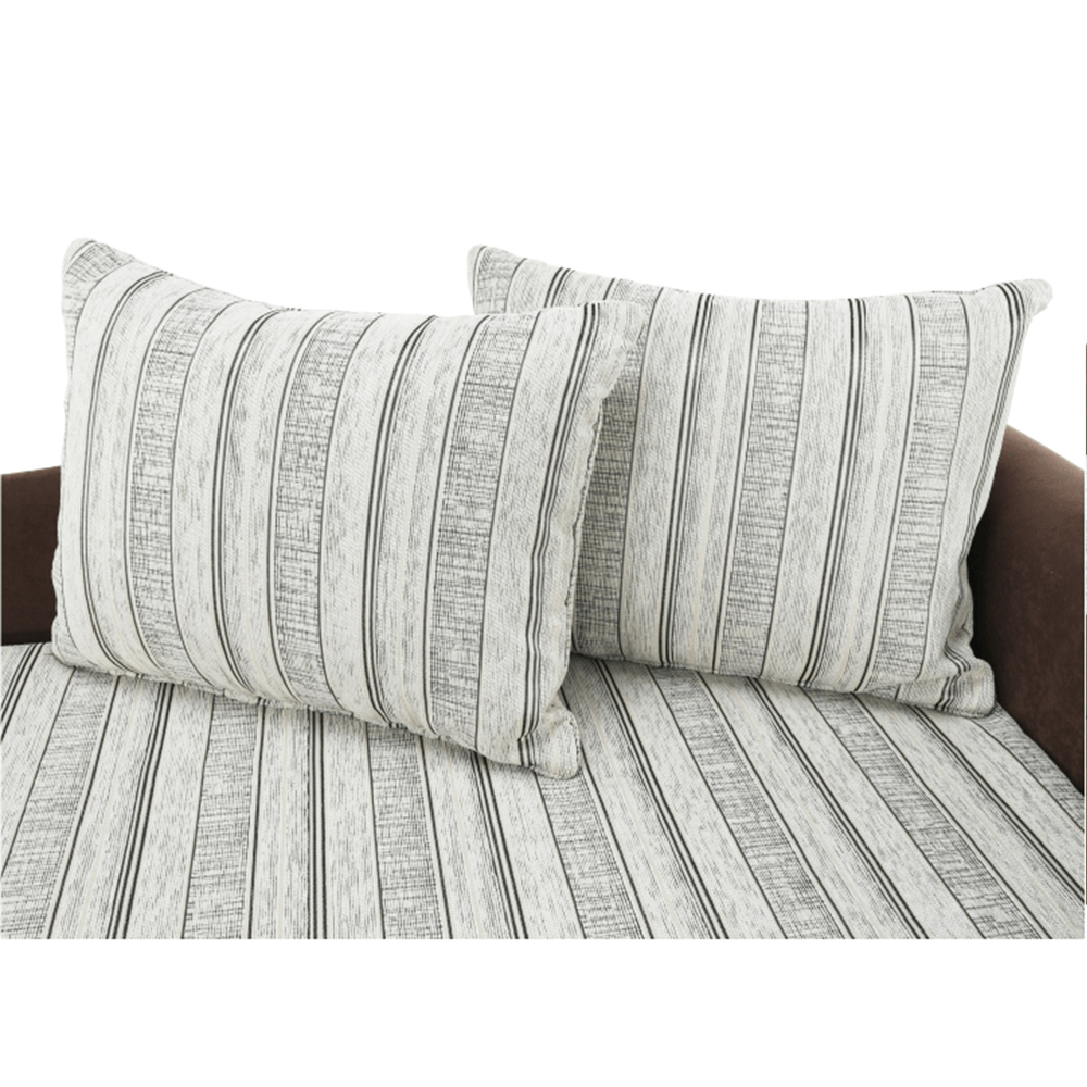 Colţar extensibil, maro/bej/auriu/model, dreapta, AGA D