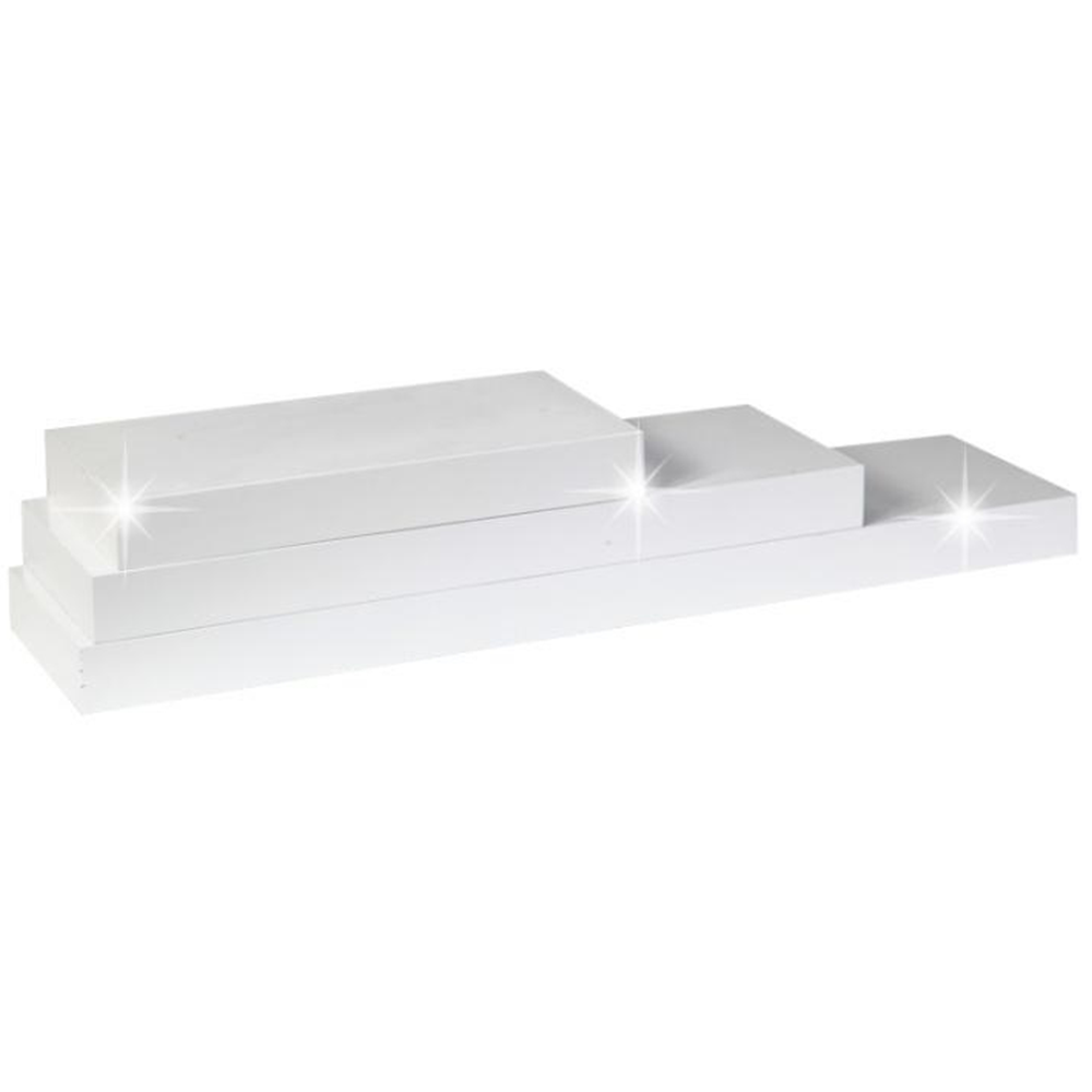Poliţă, strălucire albă, 60x25, GANA FY 11044-3