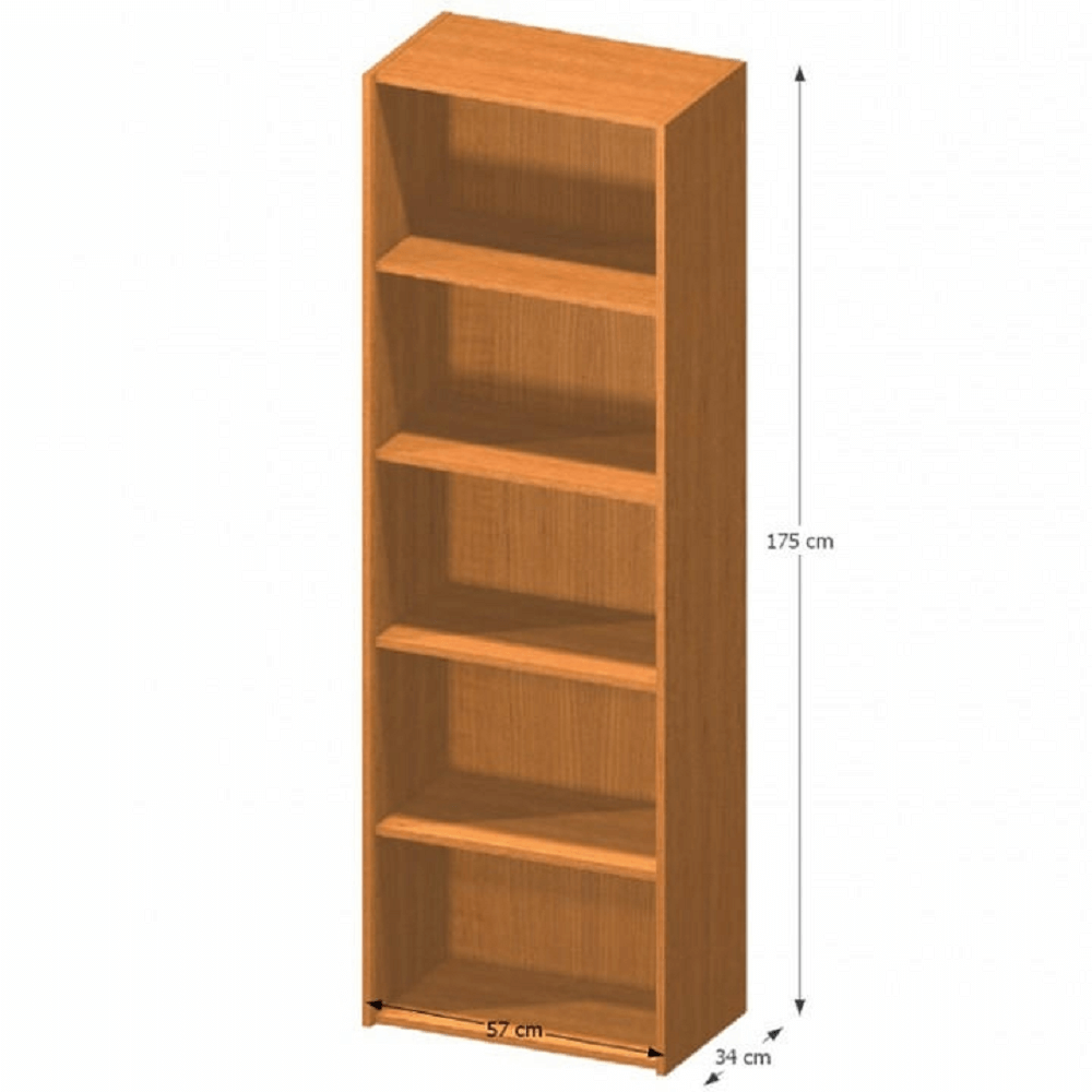Dulap biblioraft înalt, cireş, TEMPO ASISTENT NEW 001