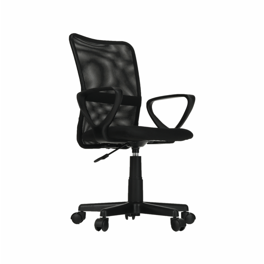 Scaun de birou, negru, REMO 2 NEW