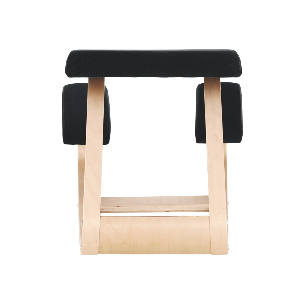 Scaun genunchi, negru / natural, RENAR