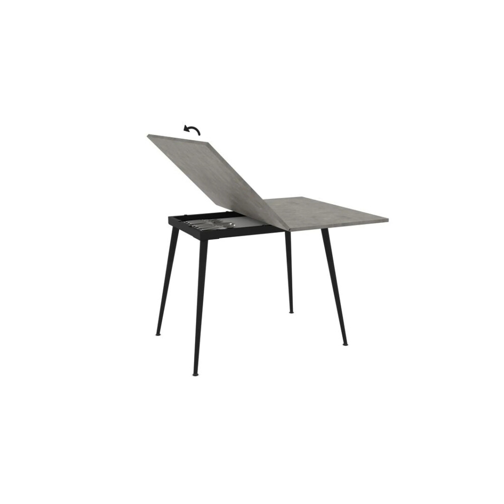 Masă Extensibilă „Lilis 120 cm Retro Stone”