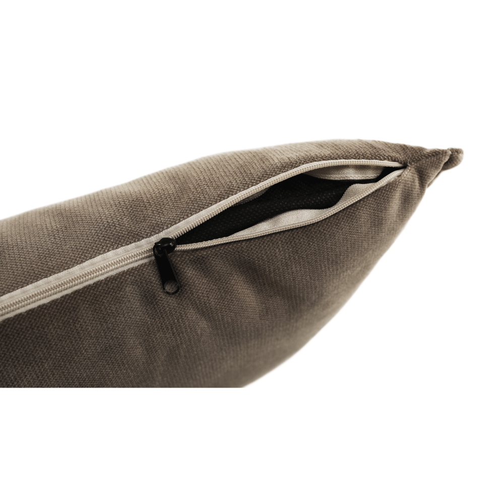 Fotoliu Art Deco, ţesătură Paros maro gri/ fag, ROUND NEW