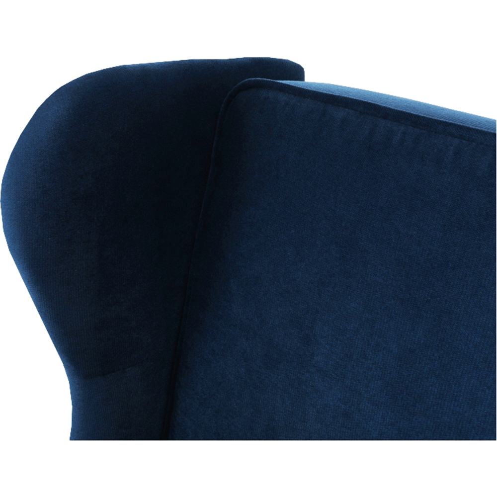 Colţar extensibil, material textil albastru, COLUMBUS