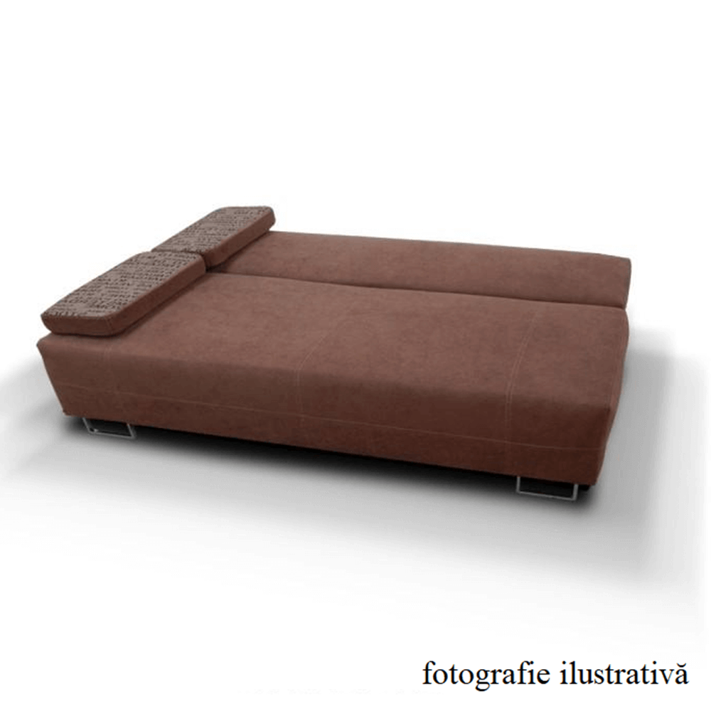 Colţar extensibil cu spaţiu de depozitare, gri/model, ELIZE