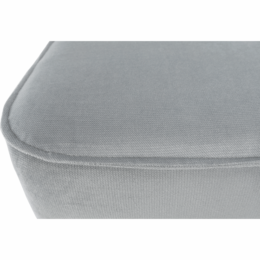 Taburet modern, gri deschis/nuc, RUFINO