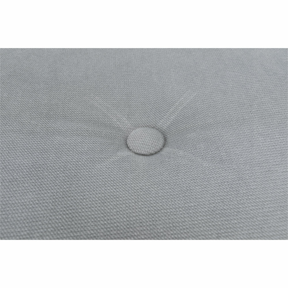 Taburet modern, gri deschis/nuc, RUFINO