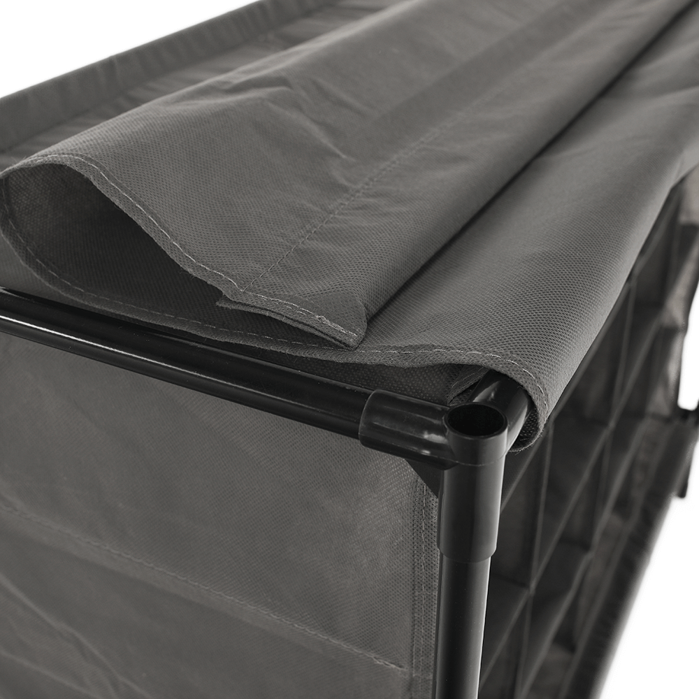 Organizator de pantofi, gri închis / negru, RUFO
