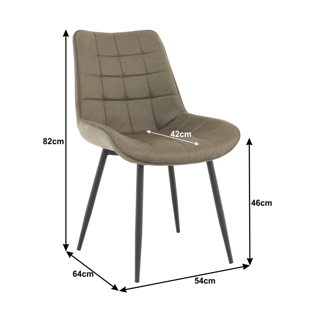 Scaun, gri maroniu taupe/negru, SARIN