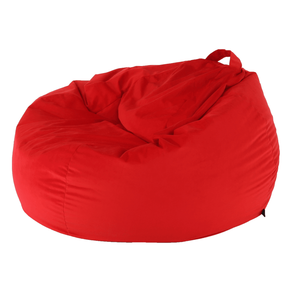 Fotoliu tip sac, material textil roşu, TRIKALO