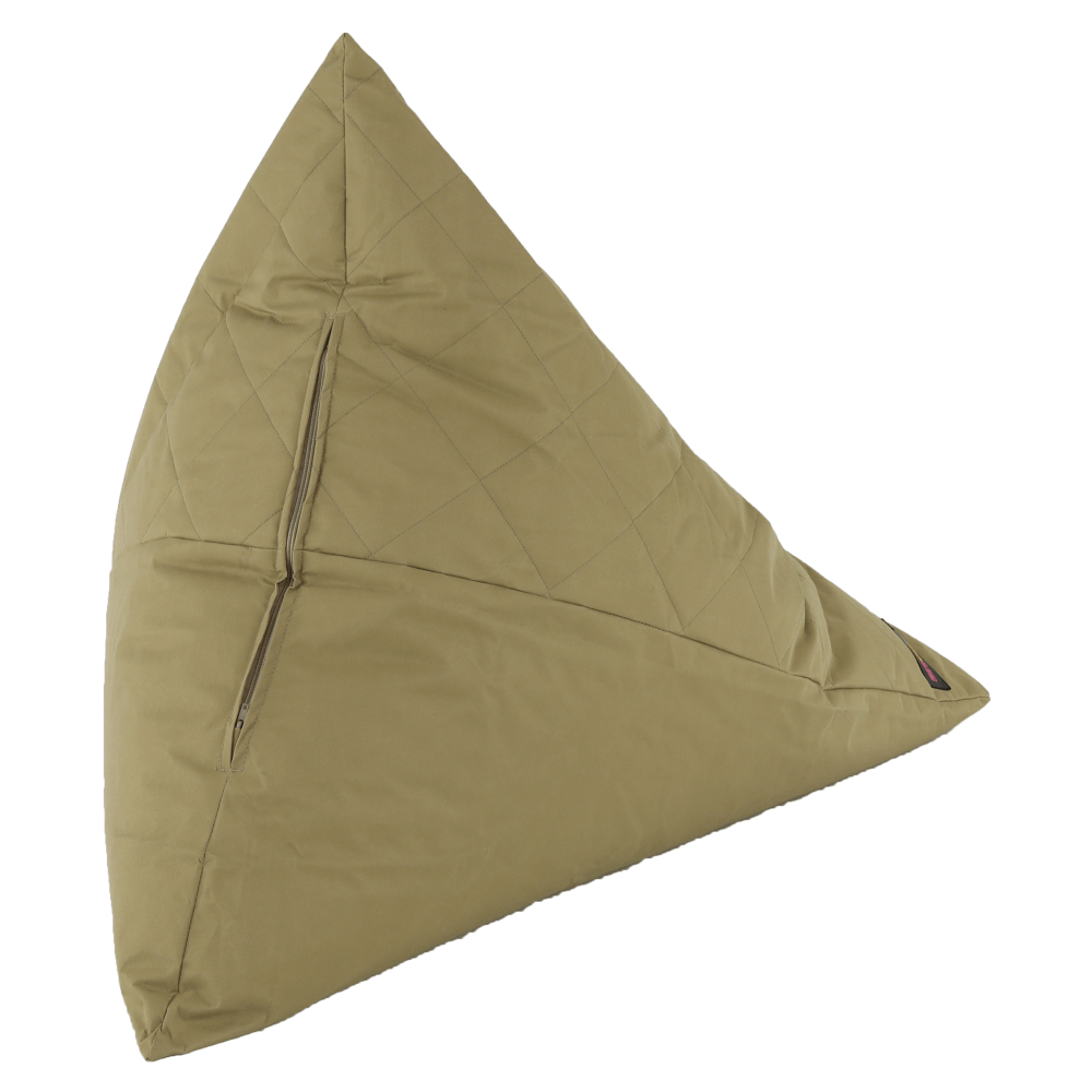 Fotoliu tip sac, material textil bej, VETOK