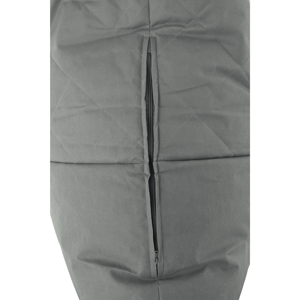Fotoliu tip sac, material textil gri deschis, VETOK