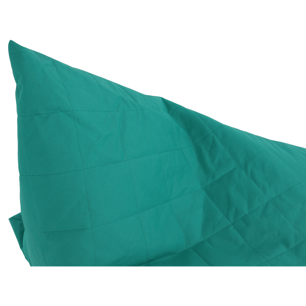 Fotoliu tip sac, material textil turcoaz, VETOK