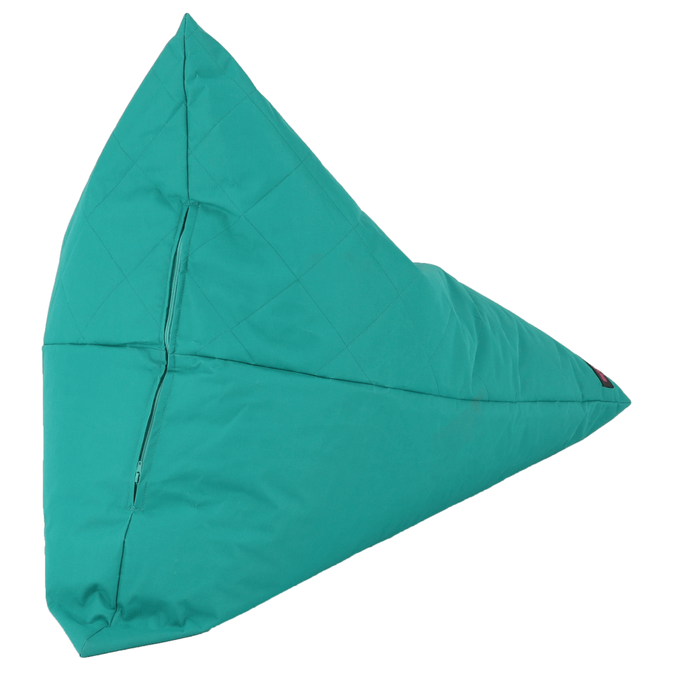 Fotoliu tip sac, material textil turcoaz, VETOK
