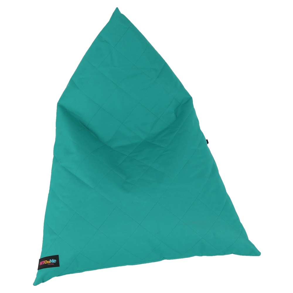 Fotoliu tip sac, material textil turcoaz, VETOK
