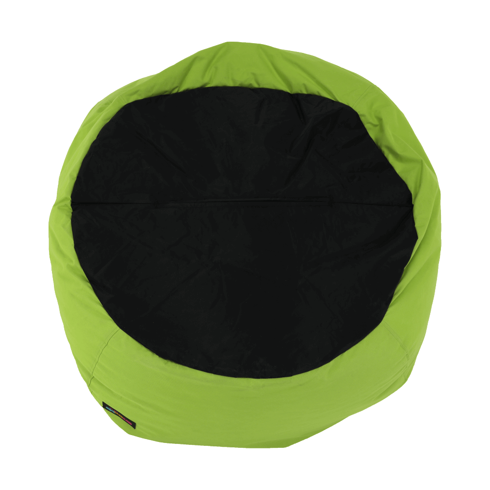 Fotoliu tip sac, material textil verde, KATANI