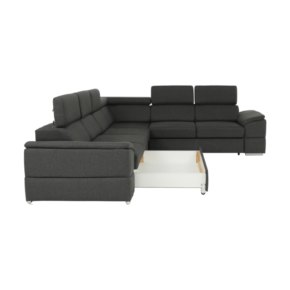 Ansamblu canapele, gri, SEGORIA LUX