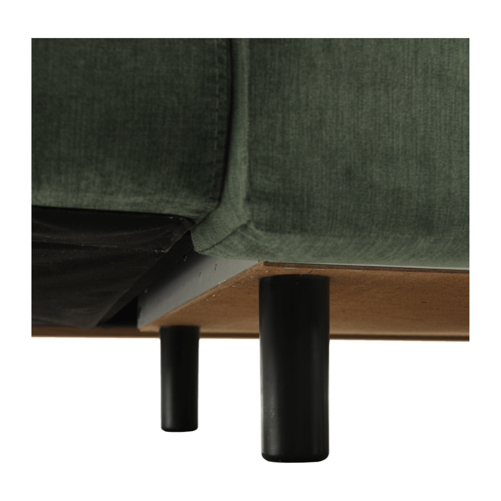 Canapea, verde, model stânga, SELBY