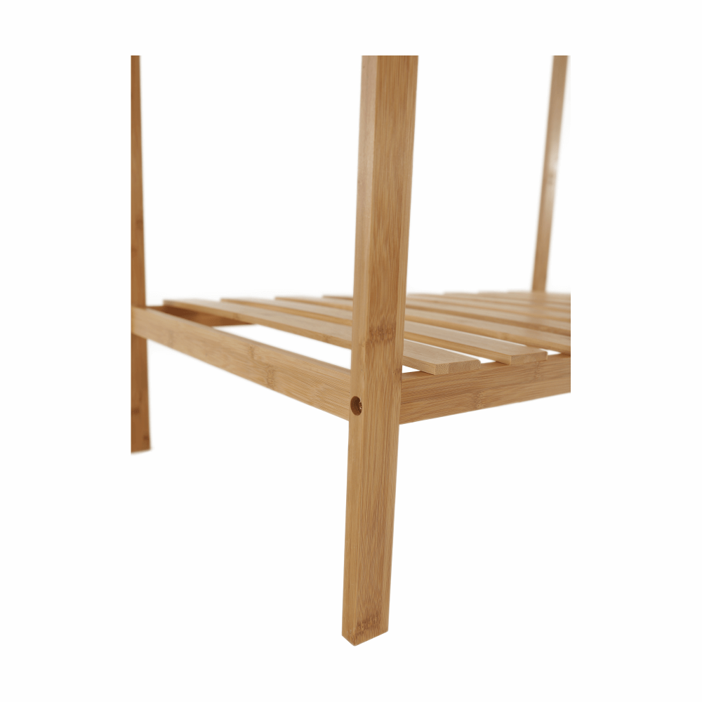 Masă cu raft, natural/alb, SELENE TYP 5