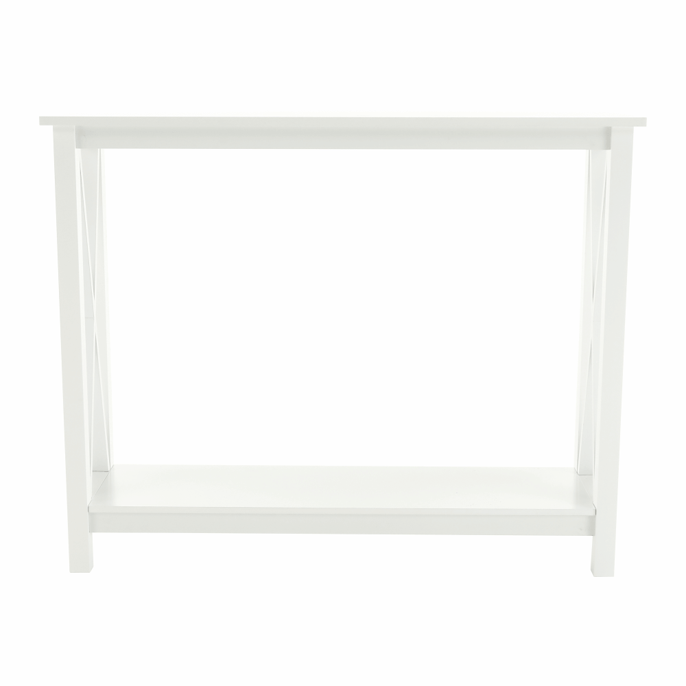 Măsuţă tip consolă, alb, SONET