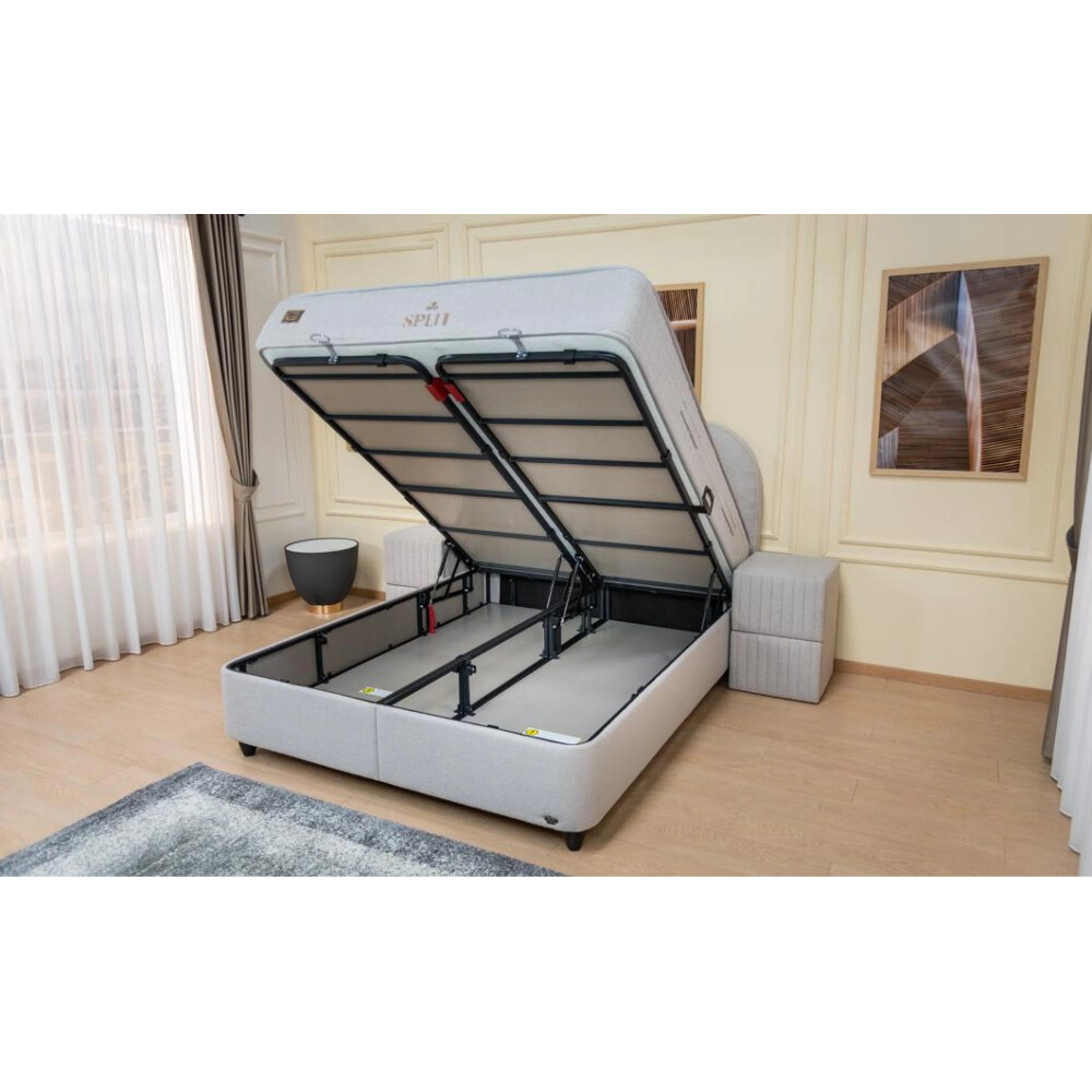 Set Pat Tapițat cu Saltea „Split 160x200”