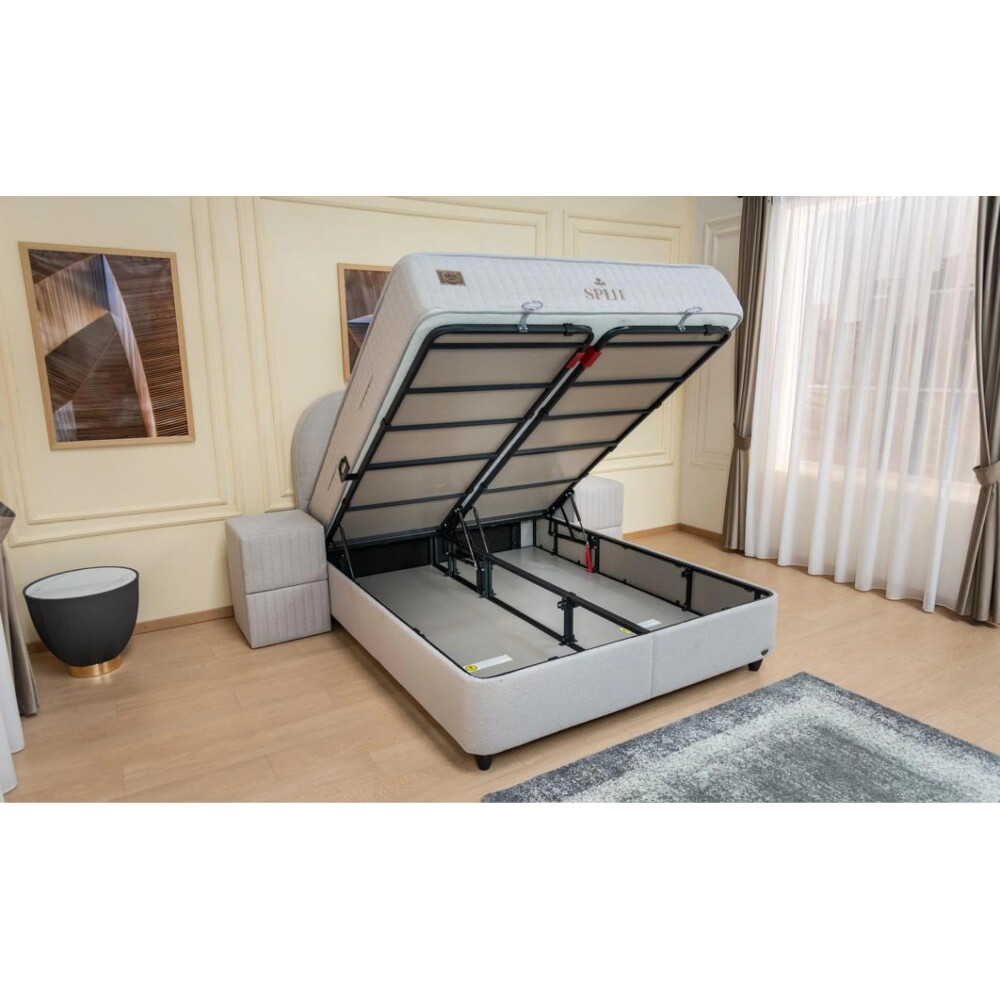 Set Pat Tapițat cu Saltea „Split 160x200”