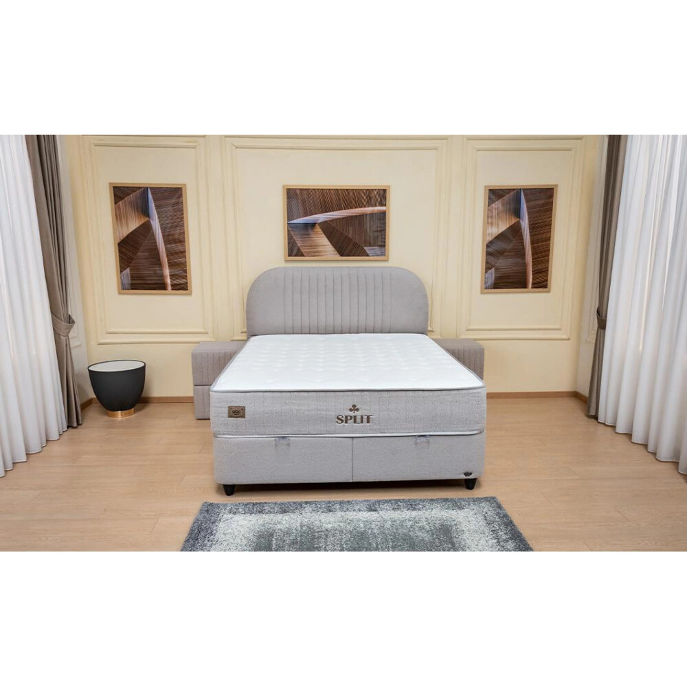 Set Pat Tapițat cu Saltea „Split 160x200”