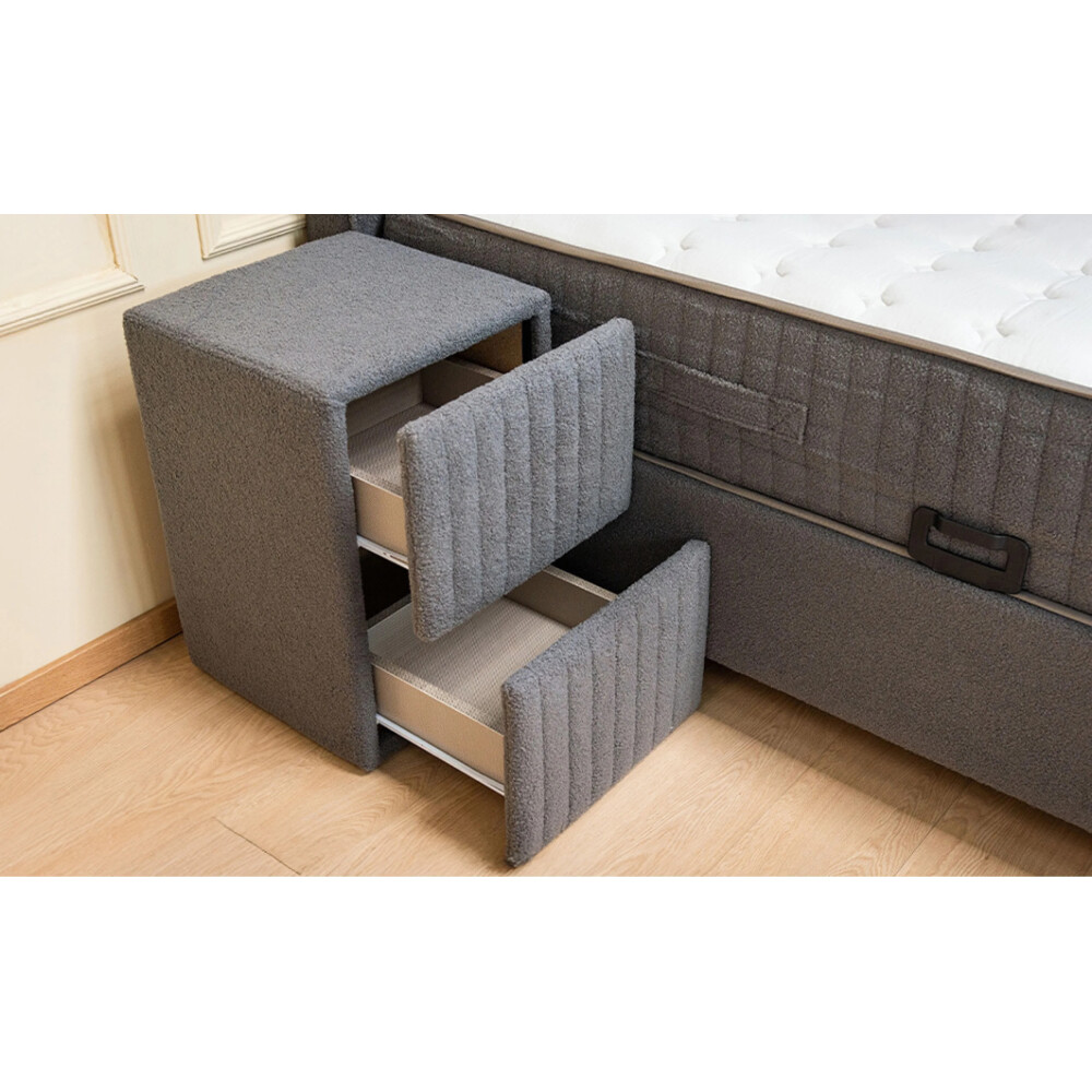 Set Pat Tapițat cu Saltea „Split 160x200”