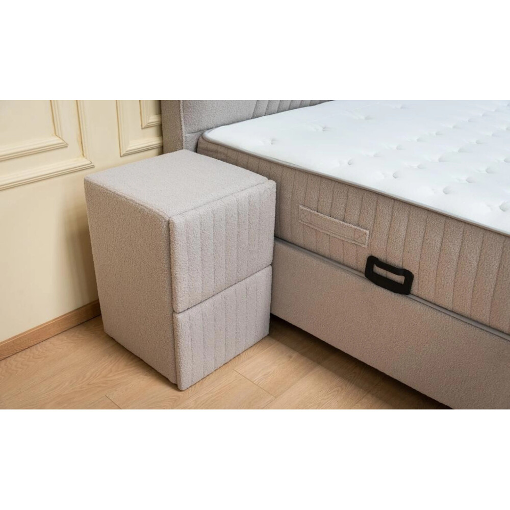 Set Pat Tapițat cu Saltea „Split 160x200”