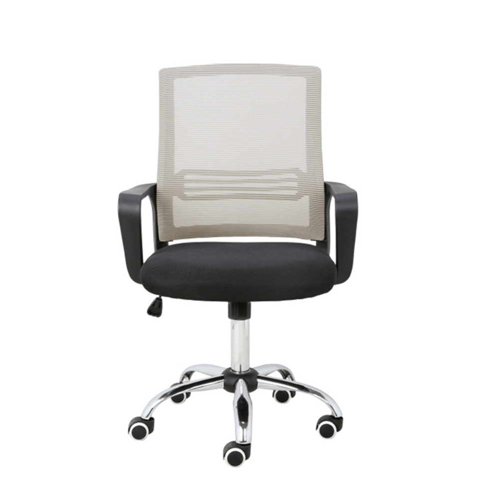 Scaun de birou, mesh gri-maro TAUPE/material textil negru, APOLO