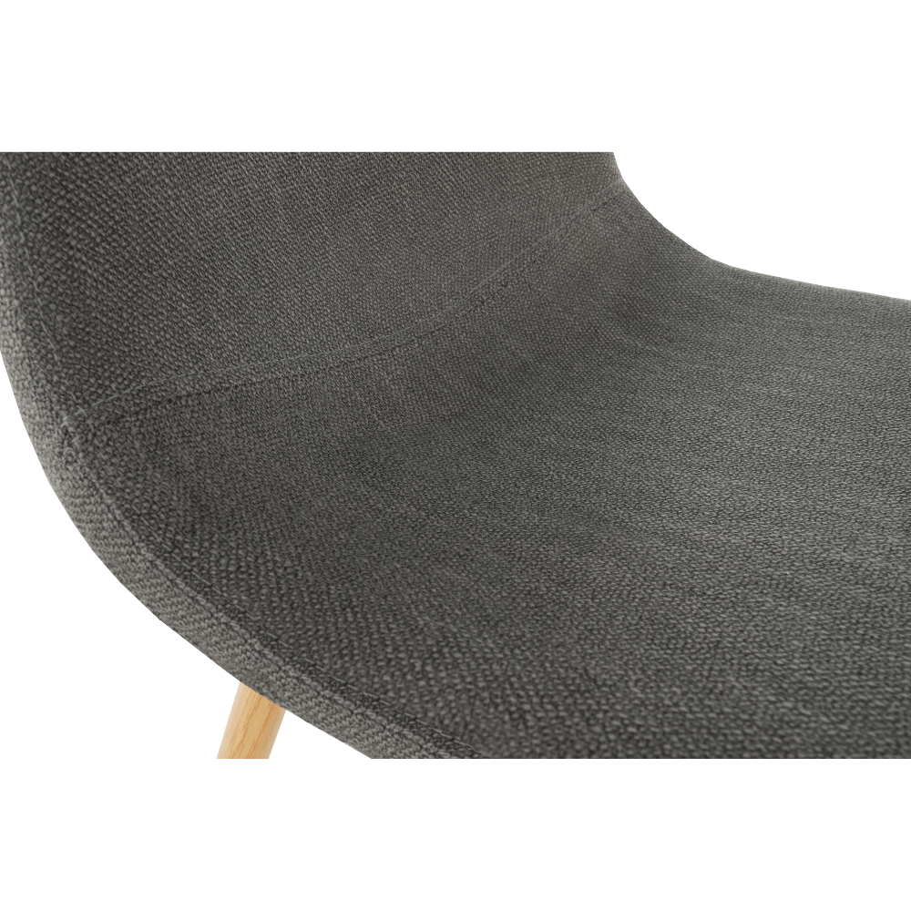 Scaun, textil gri închis/fag, LEGA
