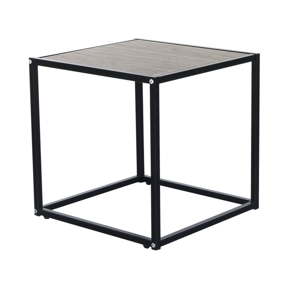 Măsuţă portabilă, stejar/negru, JAKIM TYP 1