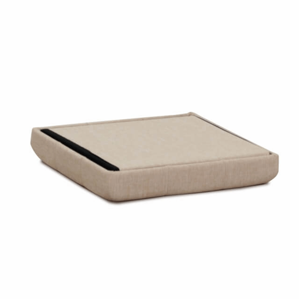 Taburet, material textil bej, FALON