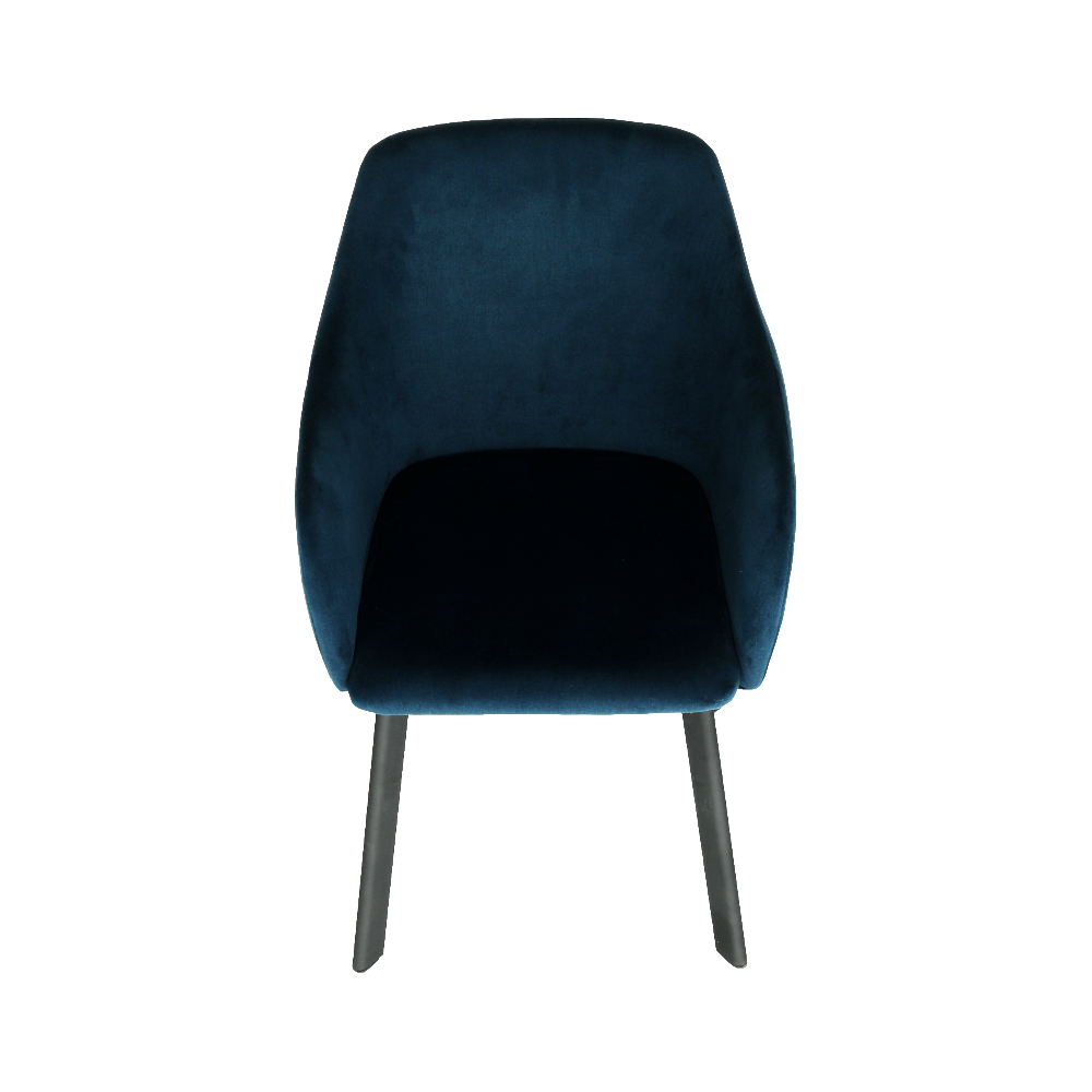 Scaun dining, albastru/negru, TANDEL