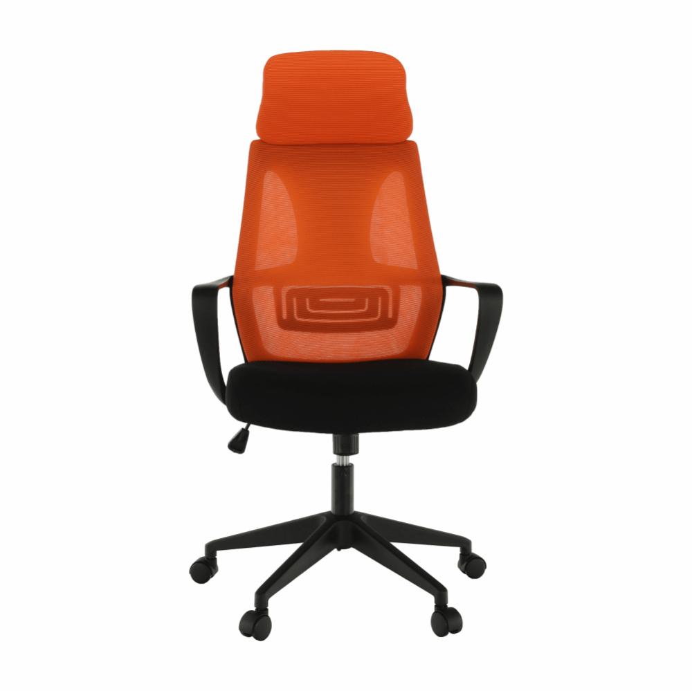 Fotoliu de birou, negru /orange TAXIS